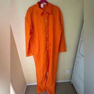 Ann Arbor T-Shirt Co. Prisoner Jumpsuit Orange Prison Halloween Costume Unisex